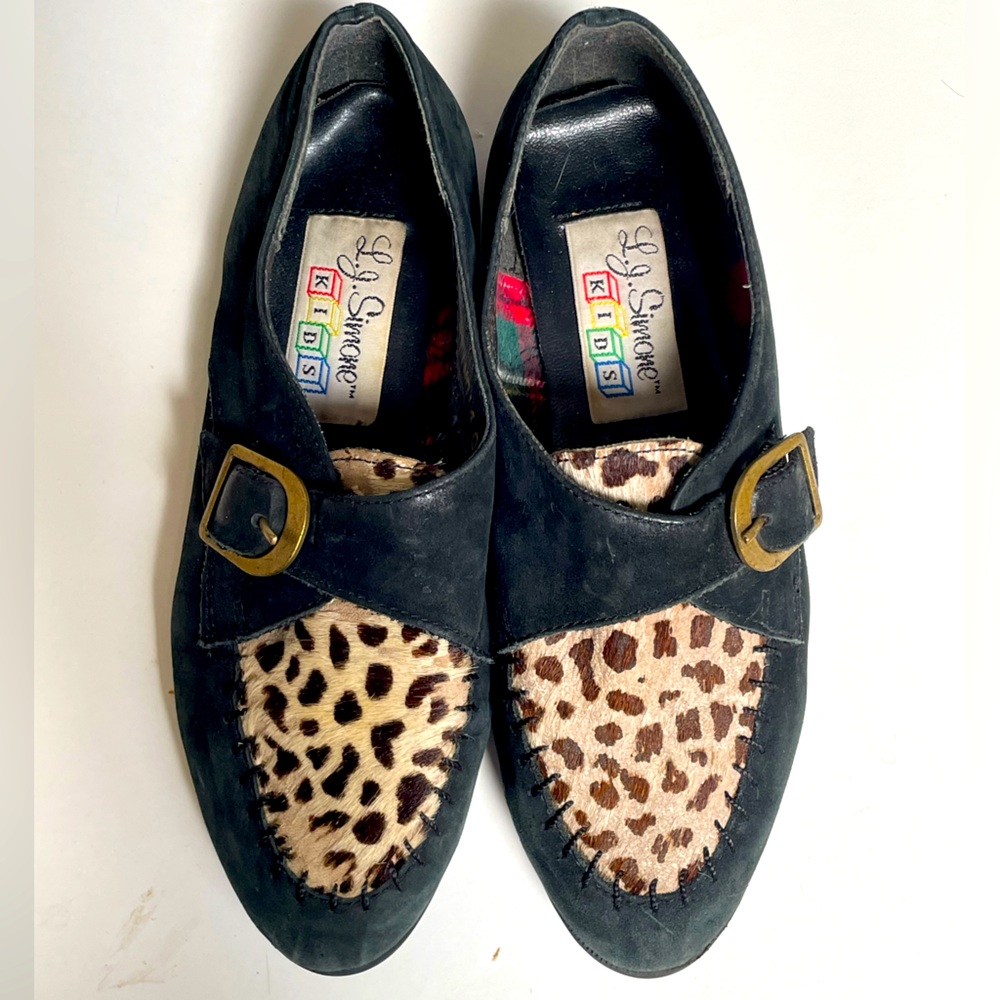 Vintage L.J.Simone KIDS buckle loafers